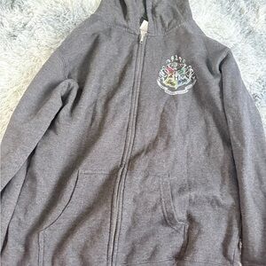 Gray Hogwarts Kids Hoodie
